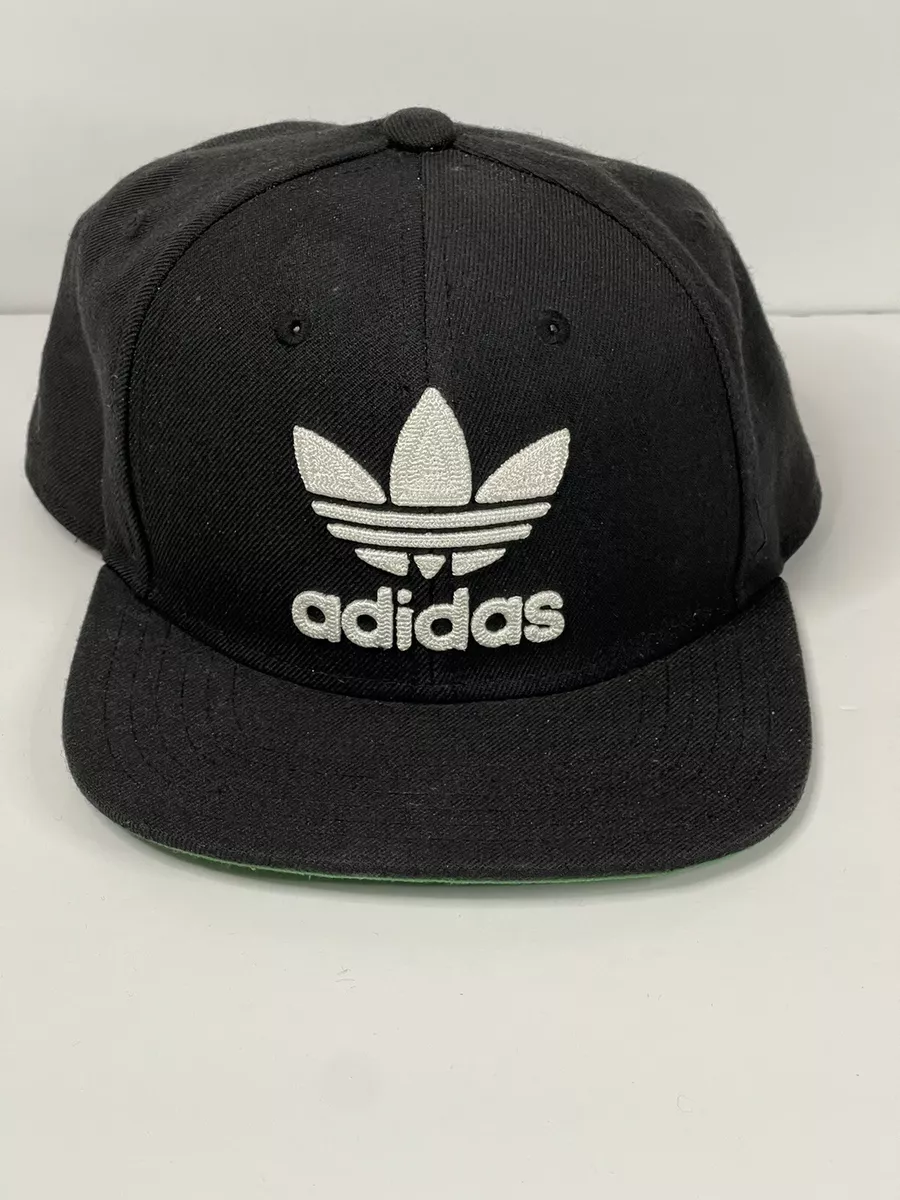 Adidas men's originals sales snapback flatbrim cap
