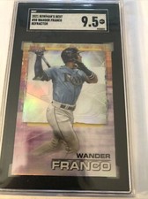 2021 Bowman's Best Refractor WANDER FRANCO #50 Rookie TRUE RC SGC 9.5