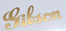 Gibson Original Gold or Silver Guitar Headstock decal,sticker X1