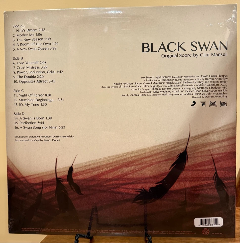 BLACK SWAN (Clint Mansell) - Soundtrack - Vinyl 2-LP Mondo - SEALED NEW - Image 2 of 4