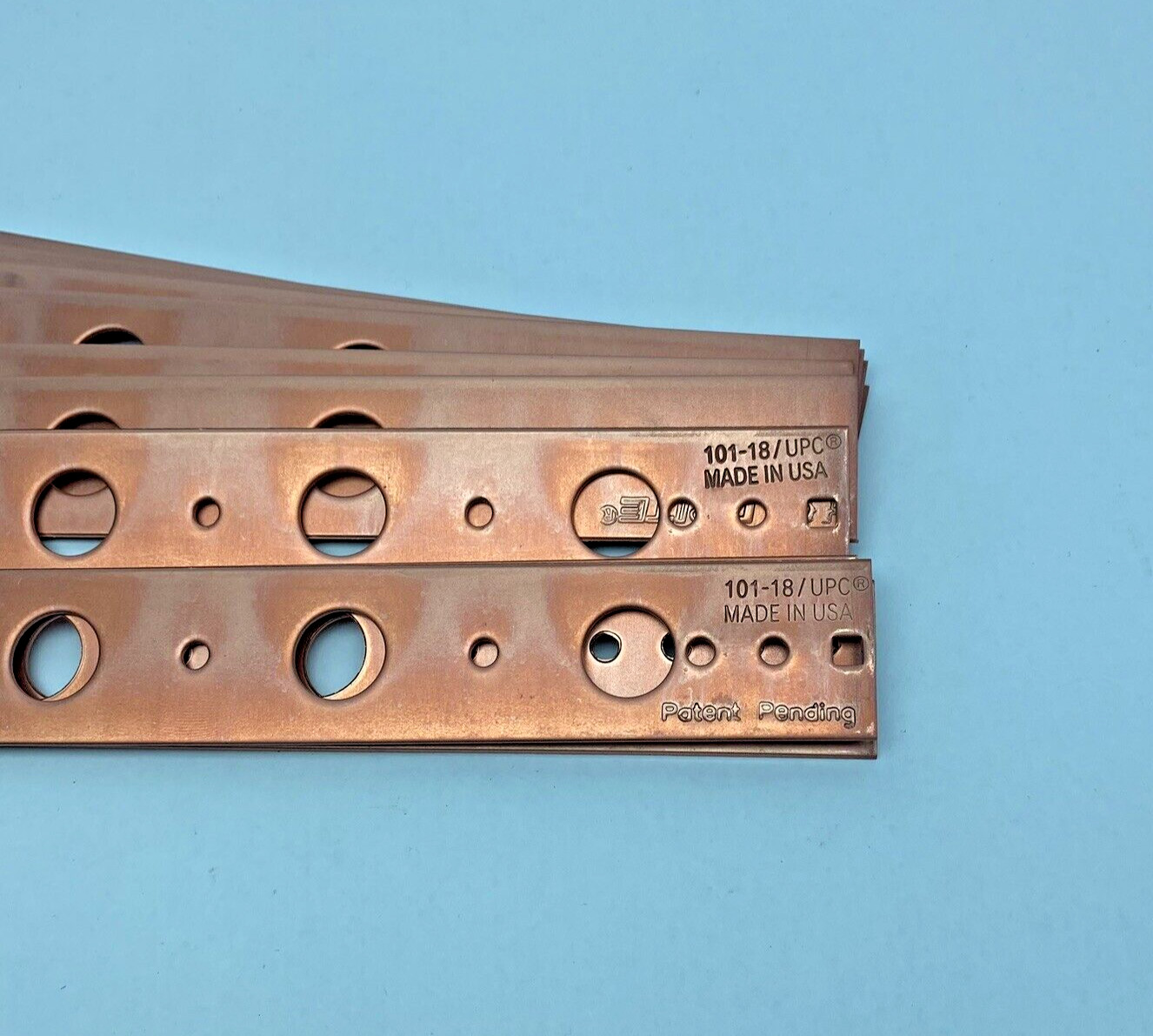 LOT OF 10  HOLDRITE 101-18 COPPER FLAT 18" BRACKET UPC