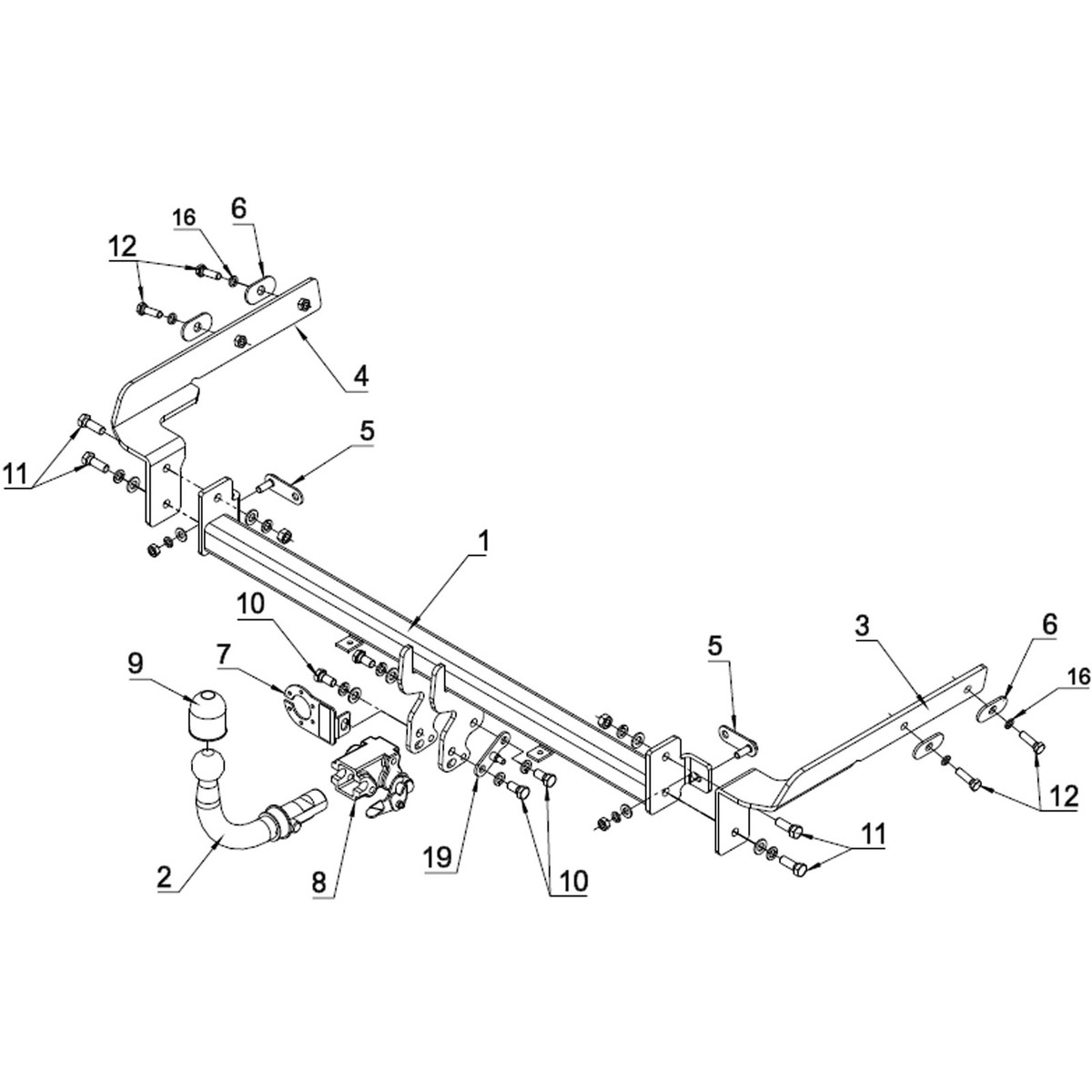 Attelage de qualité supérieure Auto Hak TOP Ford Focus break 2003