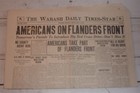 Wabash, IN Daily Times-Star, May 17, 1918 - Americans on Flanders Front