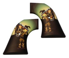 Zombie Apocalypse Custom Ruger Revolver Grips Vaquero Blackhawk Wrangler