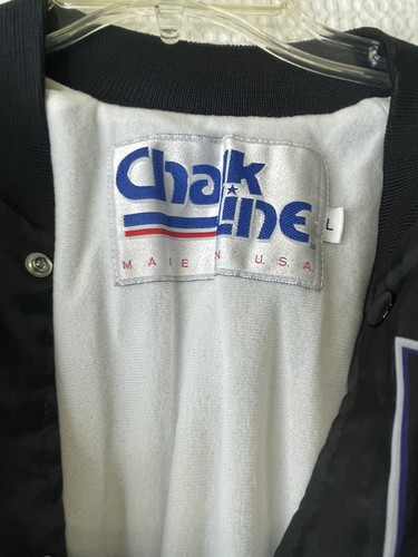 Chalk Line Colorado Rockies Satin Bomber Mens Jacket Size Large Vintage 90’s - Picture 9 of 11