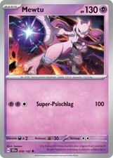 Pokemon Mewtu SCR 059/142 Einzelkarte - DEUTS...