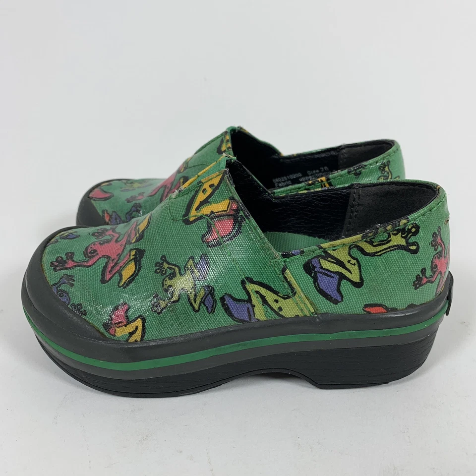 Zuecos Dansko Rana Verde Niños Niñas Talla 26 Foto 4 de 4