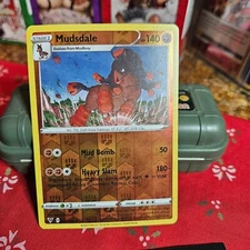 2020 POKEMON VIVID VOLTAGE MUDSDALE 097/185 REVERSE HOLO (RARE)