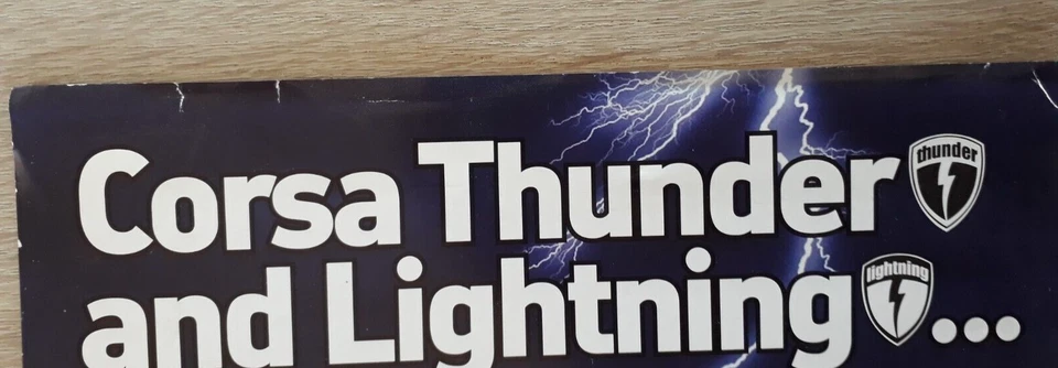 Vauxhall Corsa Thunder and Lightning Special Editions Brochure / Leaflet c.2011 - Image 2 of 3