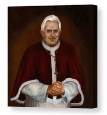NEW His Holiness Pope Benedict XVI Canvas Print Wall Hanging Religious Italy