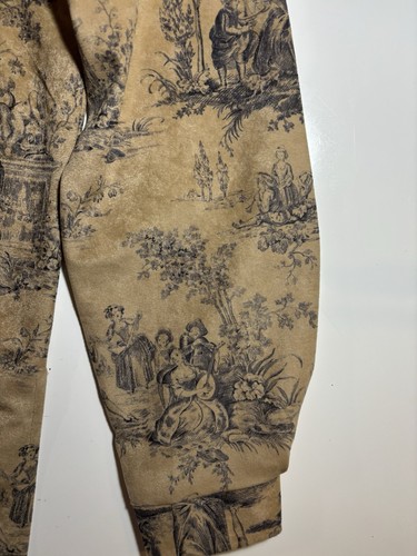 VTG David Paul New York Women’s M Button Shirt AOP Couples Love Garden Colonial - Picture 4 of 9