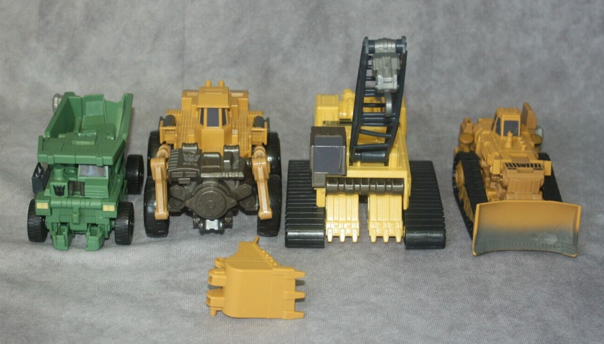 Transformers 2 Devastator Parts 86 Scrapper & Bonecrusher Official
