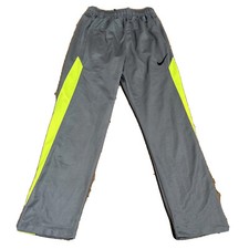 Nike Pants Dry Boys Athletic Training Gray  Volt Size XLarge 892488-065