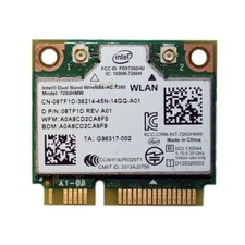 Dell Intel 8TF1D Wireless-AC 7260 Mini PCI Express Card WLAN 802.11ac 7260HMW