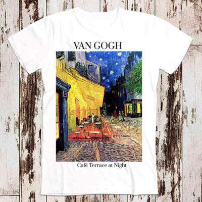 Van Gogh Cafe Terrace at Night Art Limited Edition T Shirt 8995