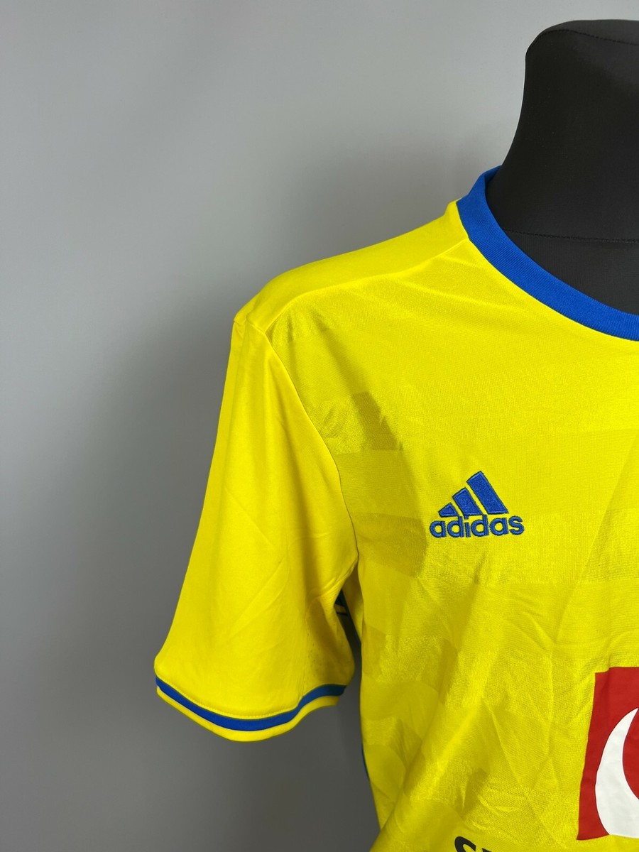 SWEDEN 2016 2017 HOME FOOTBALL SHIRT SOCCER JERSEY ADIDAS