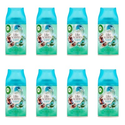 Air Wick Freshmatic Max Nachfüller 8er Pack,Life Scents Turquoise Oasis, 8x250ml