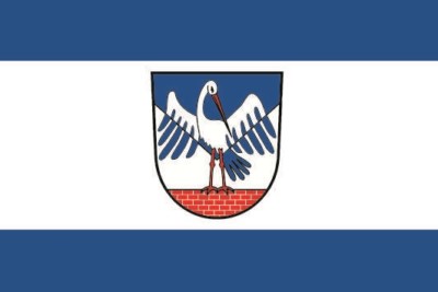 Fahne Flagge Amt Gramzow 20 x 30 cm Bootsflagge Premiumqualität