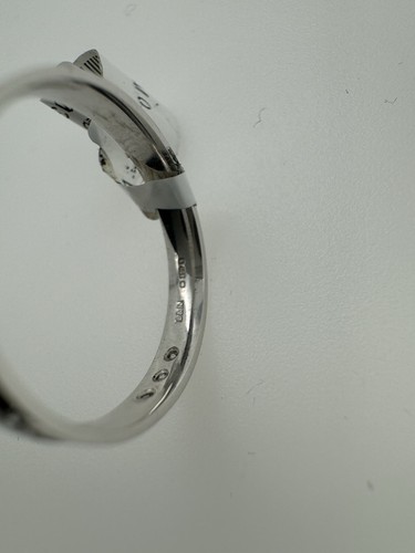 18ct Wg Lds 3mm Diamond Set Wedding Band Uk size N.hallmarked - Picture 12 of 13