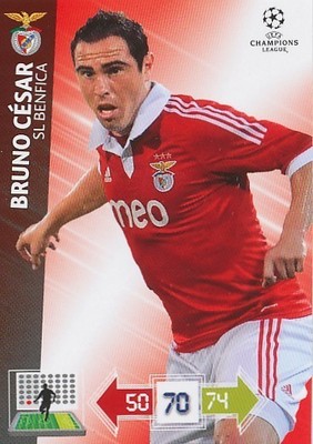 BRUNO CESAR # BRAZIL BENFICA CHAMPIONS LEAGUE TRADING CARDS 2013