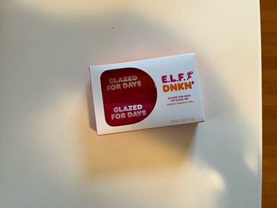 ELF Cosmetics x Dunkin DNKN Glazed For Days Lip Gloss Set Limited Edition New