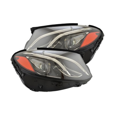 Driver & Passenger Headlight Fits Mercedes-Benz E300 E350 E43 AMG