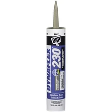 DAP DYNAFLEX 230 Premium Elastomeric Interior/Exterior Sealant: 10.1 fl oz. Clay