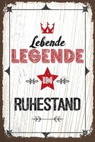 Holzschild 18X12 Cm Lebende Legende Im Ruhestand Deko Geschenk Holz Schild
