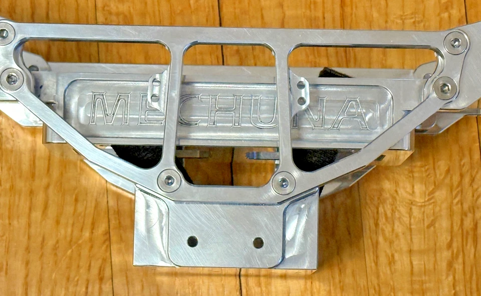 Tamiya Clod Buster Polished Aluminum Mechuna Clodforce Chassis Frame - Image 3 of 4