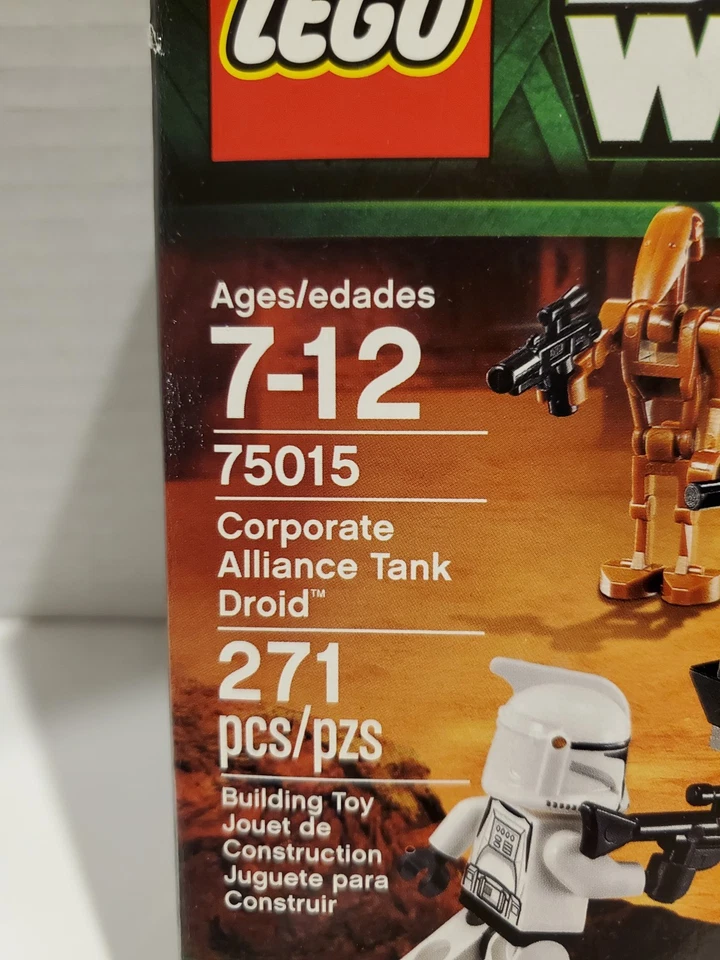 LEGO Star Wars 75015 Alianza Corporativa Tanque Droide NISB Jango Fett RARO. RETIRADO Foto 3 de 4