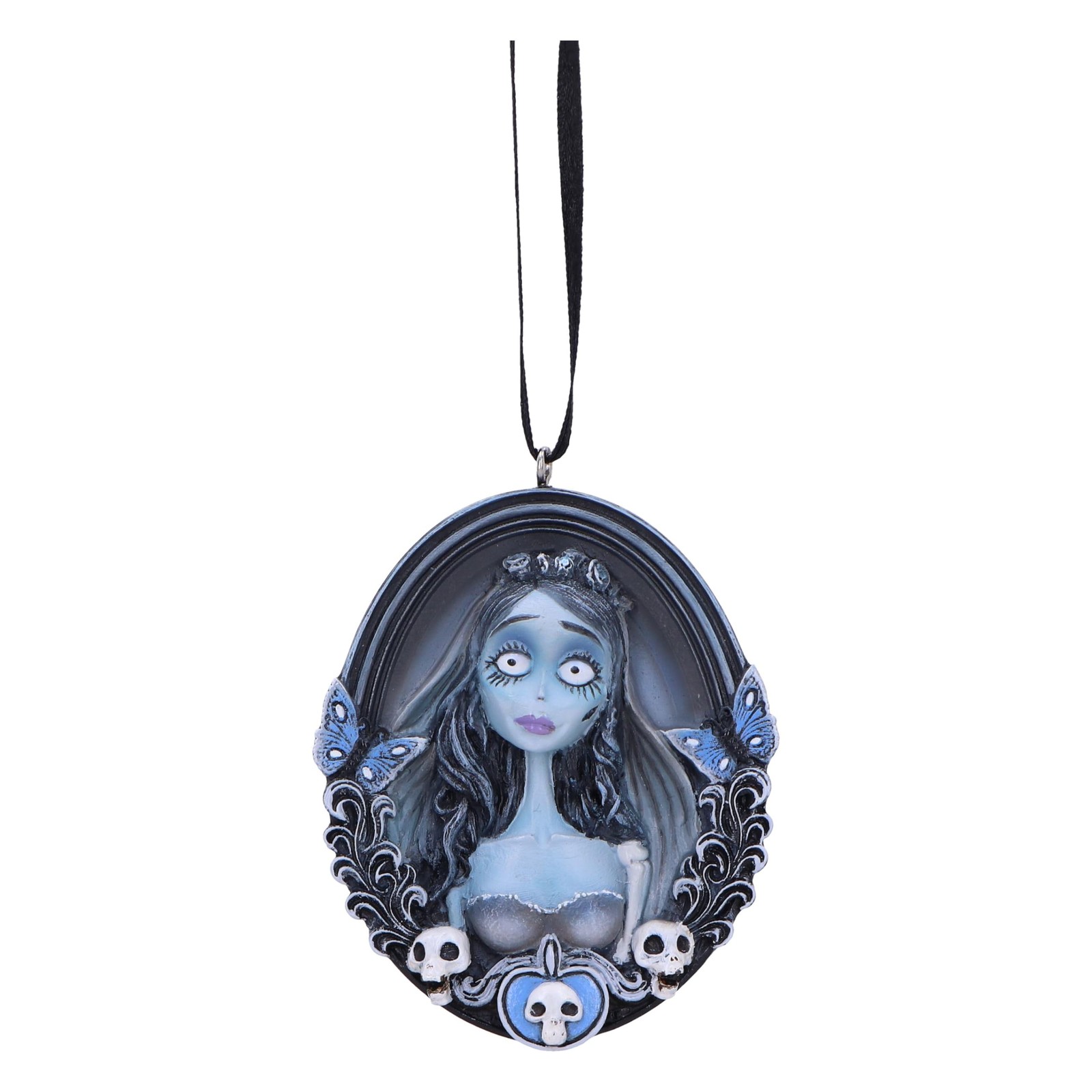 Nemesis Now Corpse Bride Emily Hanging Ornament 8.5cm, Resin, Pale Blue, Officia