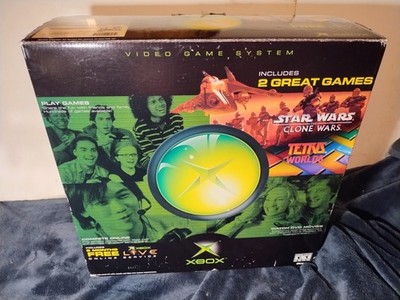 Empty Original XBox Console System Box & Contents Only w Protector
