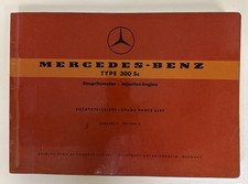 Mercedes Benz Type 300 Sc Injection Engine Spare Parts List Edition A