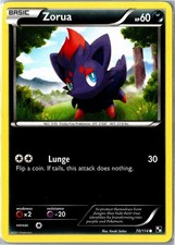 Zorua Black & White 70/114 2011 Common Moderately Played on eBay