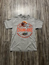 Vintage Florida Gators Football NCAA '06-07 National Champions Shirt Grey M