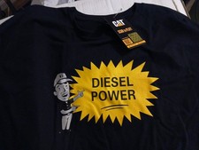 2 XL CAT Diesel Power Black Graphic T Shirt Caterpillar Black Free Wrist Band