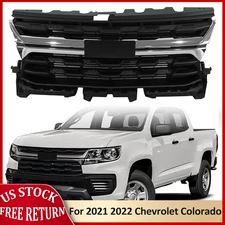 Upper Bumper Grille W/ Chrome Trim Fits Chevrolet Colorado 2021 2022 84896828
