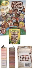 Crayola Colors of World Multicultural 24 Crayon / Color Activity Book Diversity