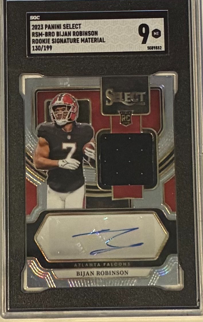 bijan robinson rpa /199 select sgc 9