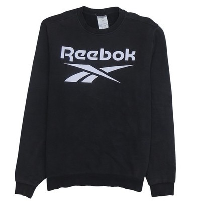 Schwarzer Pullover Sweatshirt Herren UK Größe M Reebok