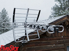 4K HD Antenna VHF UHF Outdoor 200 Mile Range with Mounting Hardware Discount