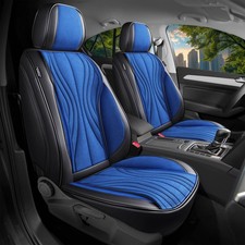 Schonbezüge Sitzbezüge für Ford Galaxy 2 WA6 Bj 2006-14 in Schwarz/Blau M4