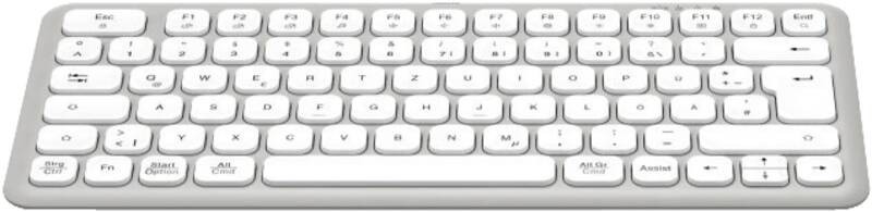 Hama 173060 Tastatur WK-500, DE Weiss Bluetooth, Funk NEU