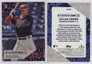 2025 Topps Series 1 Training Grounds Pink Foil Dylan Crews #TG-20 Rookie RC