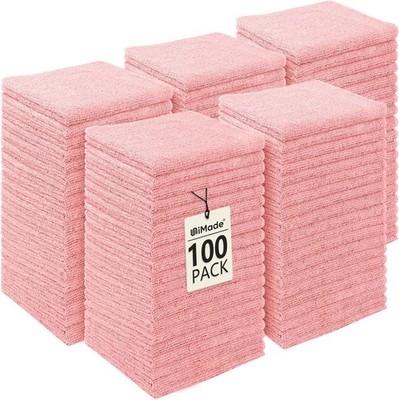 UNIMADE Washcloths Bulk - 100 Pack - Face Towels (12'' x 12''), Highly Soft Was...