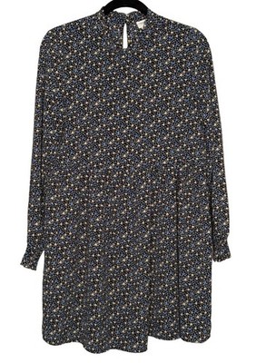 JACQUELINE de YONG long sleeve floral Piper Aline summer dress sz 36 US sz 6