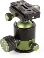 20Kg/44Lb Load 360° Panoramic Professional Heavy Duty Tripod Ball Head W/Arca Sw