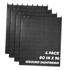 4 Pcs Extra Large Sound Absorbing Blanket 96x80 - Sound 80"W x 96"L - Pack of 4