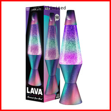 Lava Lamp - 14.5 Polar Glimmer - The Original Motion Light - Silver Glitter