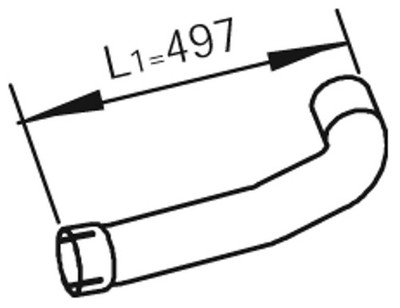 DINEX Abgasrohr 47276 Aluminium für MAN TGM 1